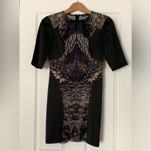 All Saints Spitalfield Plated Dress UK 8